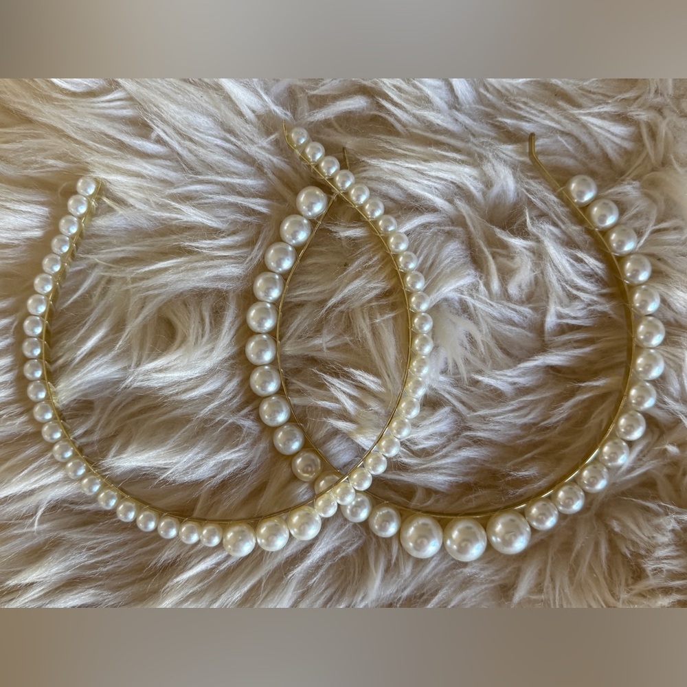 set of pearl headbands